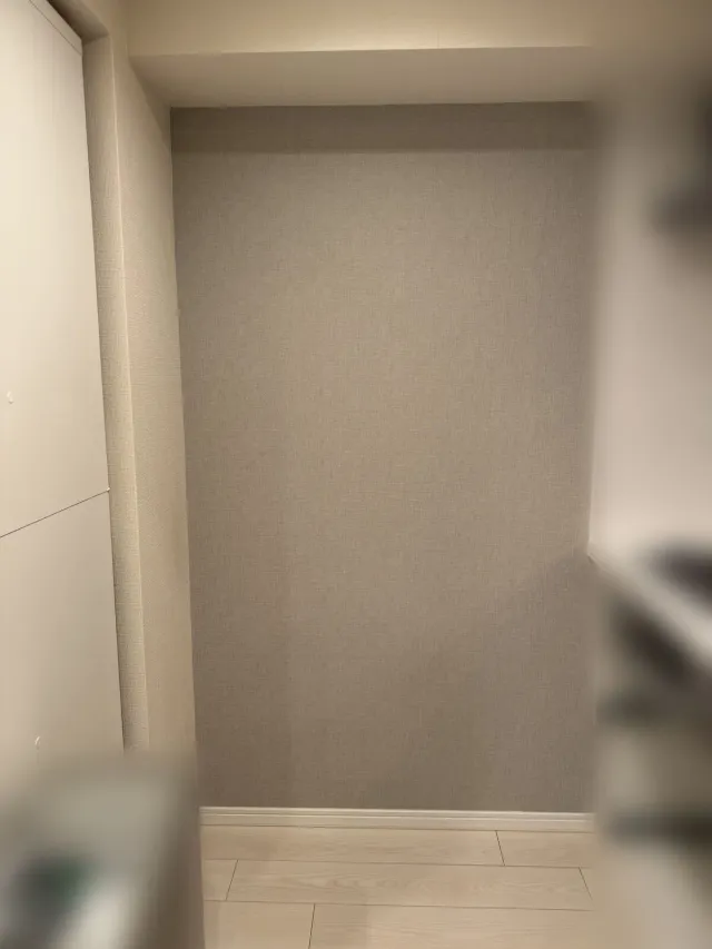 張り替えが終わった壁