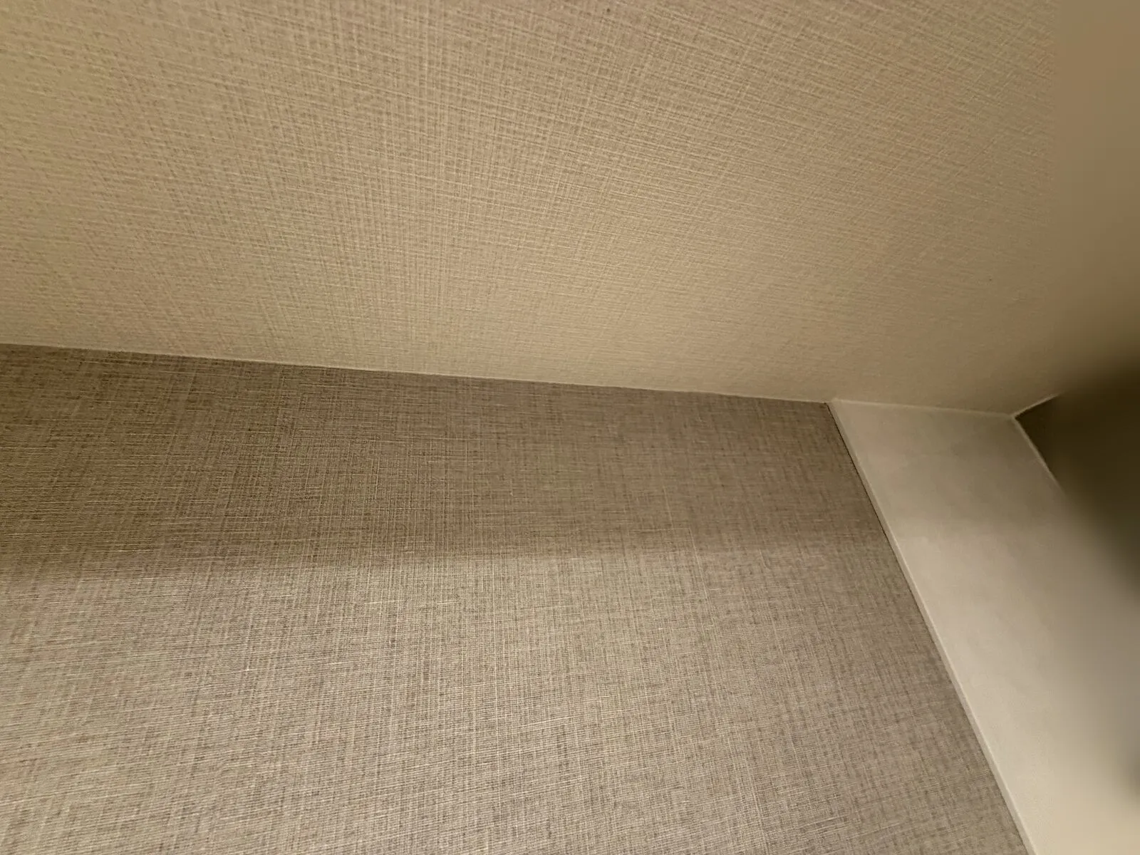天井付近の仕上がり